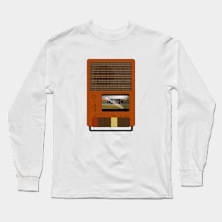 Vintage Cassette Recorder Long Sleeve T-Shirt